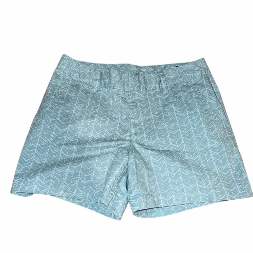 Le Tigre Teal Blue Patterned Shorts- Size 6
